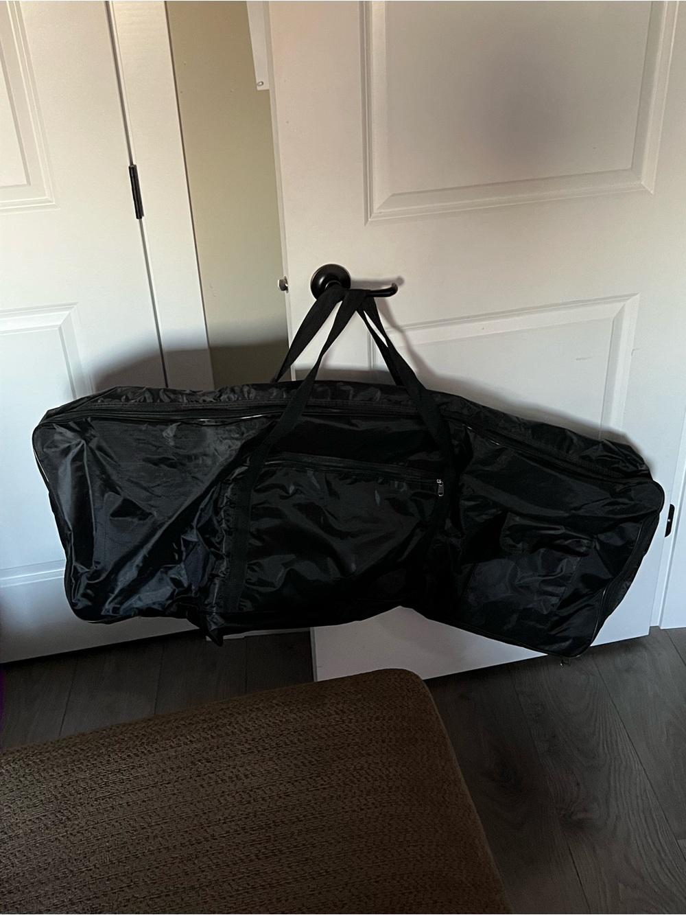 Large Black Equipment Keyboard DJ Gear Carrying Bag 48”